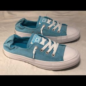 Baby Blue Slip On Converse